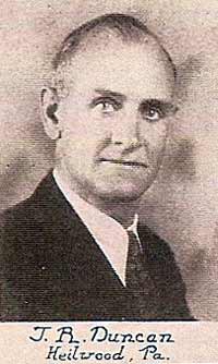 J.R. Duncan, Heilwood Company Store Manager (1917-1933)