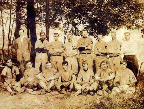 Heilwood baseball team, date unknown.
