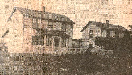 The seven-room hospital in Heilwood (circa 1907). It was located on First Avenue and consisted of houses #30 and 32.