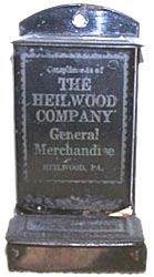 Heilwood Company Matchbox