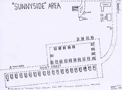 Map of the Sunnyside area (circa 1926)