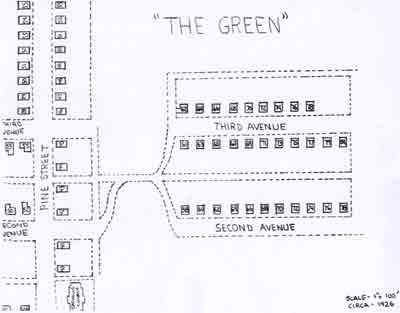 Map of The Green (circa 1926)