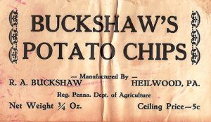 Buckshaw's Potato Chips