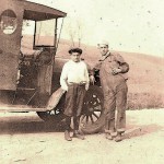 Alex Jusko & the Company Store delivery truck, circa 1922