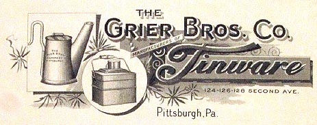 Letterhead from Grier Brothers