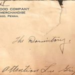 Stationary from the Heilwood Company Store, circa 1918