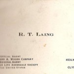 R. T. Laing Business Card