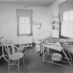 Interior view of the doctor's office.