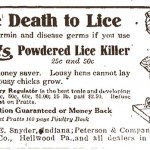 Newspaper ad for product sold by the Heilwood Milling Co.